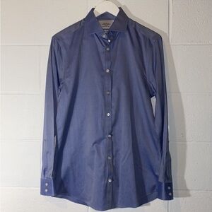 NWOT Charles Tyrwhitt Blue Button Down Men’s Shirts size 15.5